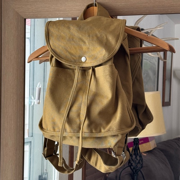 BAGGU Handbags - Cedar Drawstring Backpack 16 oz by BAGGU